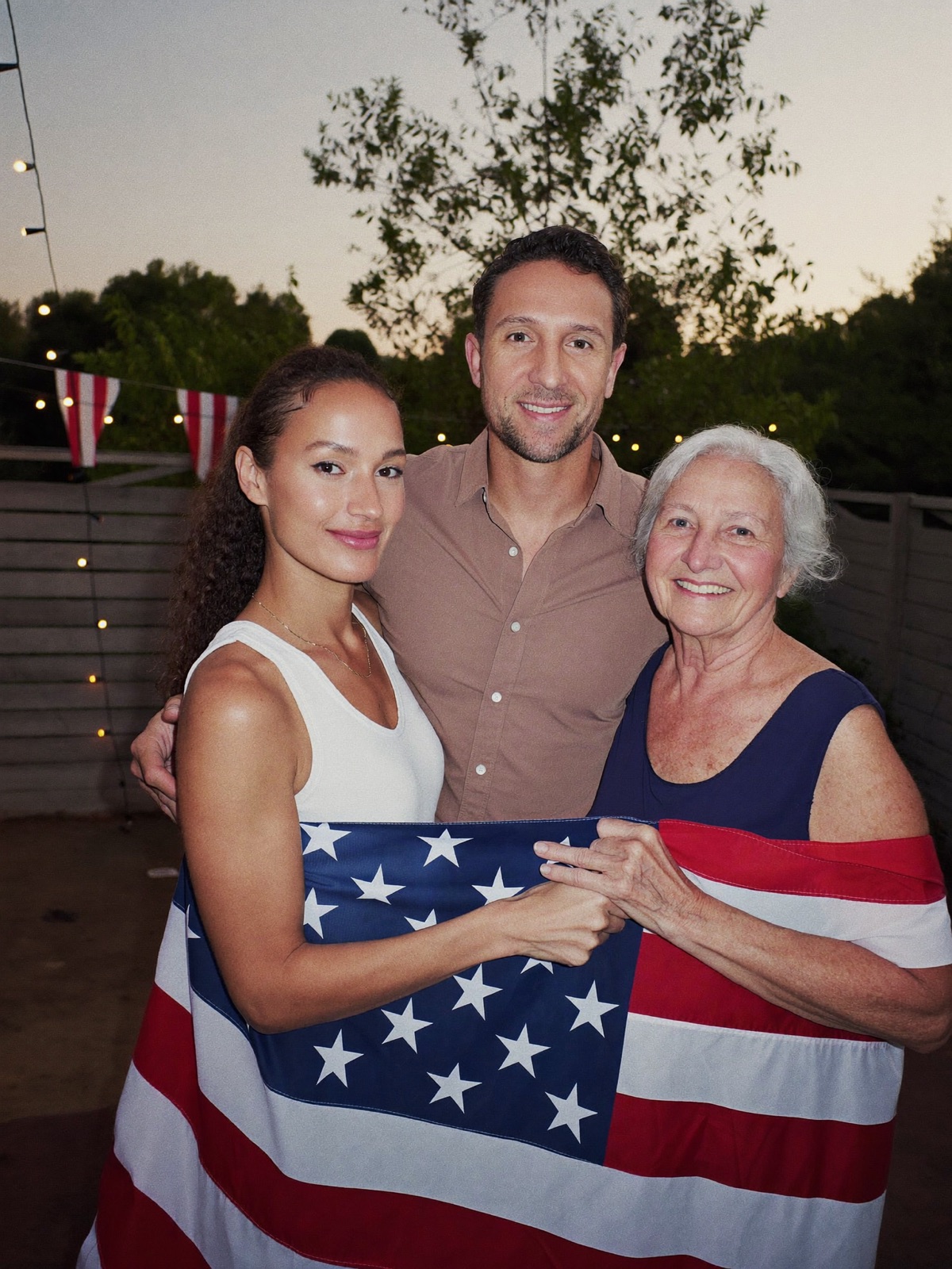 Our family's patriotic portrait